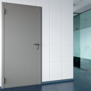 Противопожарная серая дверь / серия FRM55514