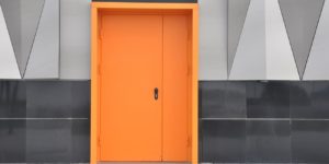 Противопожарная дверь без решетки / серия FRM7408