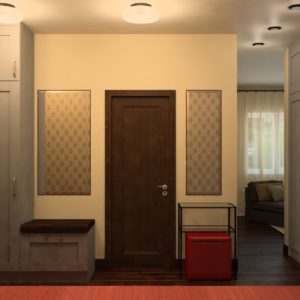 Противопожарная дверь в коридор / серия FRM33411