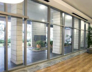 Противопожарный витраж для внутреннего остекления / серия FRM7344